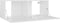 vidaXL - Tv-meubel - 80x30x30 - cm - bewerkt - hout - wit