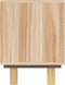 vidaXL - Tv-meubel - 80x30x40 - cm - massief - grenenhout - en - rattan - bruin