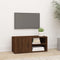 vidaXL - Tv-meubel - 80x31,5x36 - cm - bewerkt - hout - bruin - eikenkleur