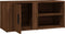 vidaXL - Tv-meubel - 80x31,5x36 - cm - bewerkt - hout - bruin - eikenkleur