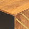 vidaXL - Tv-meubel - 80x31,5x46 - cm - massief - mangohout - bruin - en - zwart