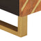 vidaXL - Tv-meubel - 80x31,5x46 - cm - massief - mangohout - bruin - en - zwart