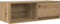 vidaXL - Tv-meubel - 80x31x25,5 - cm - bewerkt - hout - artisanaal - eikenkleur
