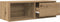 vidaXL - Tv-meubel - 80x31x25,5 - cm - bewerkt - hout - artisanaal - eikenkleur