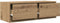 vidaXL - Tv-meubel - 80x31x25,5 - cm - bewerkt - hout - artisanaal - eikenkleur