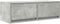 vidaXL - Tv-meubel - 80x31x25,5 - cm - bewerkt - hout - betongrijs