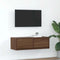 vidaXL - Tv-meubel - 80x31x25,5 - cm - bewerkt - hout - bruin - eikenkleur