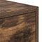 vidaXL - Tv-meubel - 80x31x25,5 - cm - bewerkt - hout - gerookt - eikenkleurig