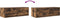 vidaXL - Tv-meubel - 80x31x25,5 - cm - bewerkt - hout - gerookt - eikenkleurig