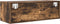 vidaXL - Tv-meubel - 80x31x25,5 - cm - bewerkt - hout - gerookt - eikenkleurig