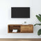 vidaXL - TV-meubel - 80x31x25,5 - cm - bewerkt - hout - oud - houtkleurig