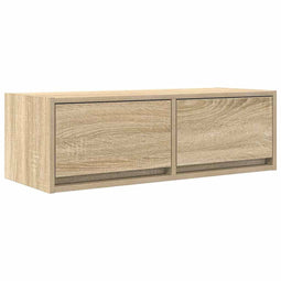 vidaXL - Tv-meubel - 80x31x25,5 - cm - bewerkt - hout - sonoma - eikenkleurig