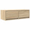 vidaXL - Tv-meubel - 80x31x25,5 - cm - bewerkt - hout - sonoma - eikenkleurig