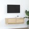 vidaXL - Tv-meubel - 80x31x25,5 - cm - bewerkt - hout - sonoma - eikenkleurig
