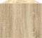 vidaXL - Tv-meubel - 80x31x25,5 - cm - bewerkt - hout - sonoma - eikenkleurig