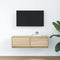 vidaXL - Tv-meubel - 80x31x25,5 - cm - bewerkt - hout - sonoma - eikenkleurig