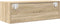 vidaXL - Tv-meubel - 80x31x25,5 - cm - bewerkt - hout - sonoma - eikenkleurig