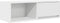 vidaXL - TV-meubel - 80x31x25,5 - cm - bewerkt - hout - wit