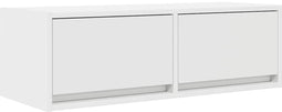 vidaXL - TV-meubel - 80x31x25,5 - cm - bewerkt - hout - wit
