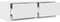 vidaXL - TV-meubel - 80x31x25,5 - cm - bewerkt - hout - wit