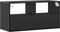 vidaXL - Tv-meubel - 80x31x39,5 - cm - bewerkt - hout - en - metaal - zwart