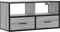 vidaXL - Tv-meubel - 80x31x39,5 - cm - bewerkt - hout - metaal - grijs - sonoma - eiken