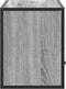vidaXL - Tv-meubel - 80x31x39,5 - cm - bewerkt - hout - metaal - grijs - sonoma - eiken