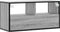 vidaXL - Tv-meubel - 80x31x39,5 - cm - bewerkt - hout - metaal - grijs - sonoma - eiken