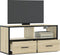 vidaXL - Tv-meubel - 80x31x39,5 - cm - bewerkt - hout - metaal - sonoma - eikenkleurig