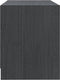 vidaXL - Tv-meubel - 80x31x39 - cm - massief - grenenhout - grijs