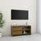 vidaXL - Tv-meubel - 80x31x39 - cm - massief - grenenhout - honingbruin