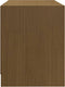 vidaXL - Tv-meubel - 80x31x39 - cm - massief - grenenhout - honingbruin
