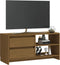 vidaXL - Tv-meubel - 80x31x39 - cm - massief - grenenhout - honingbruin