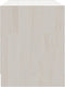 vidaXL - Tv-meubel - 80x31x39 - cm - massief - grenenhout - wit