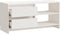 vidaXL - Tv-meubel - 80x31x39 - cm - massief - grenenhout - wit