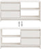 vidaXL - Tv-meubel - 80x31x39 - cm - massief - grenenhout - wit