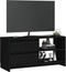 vidaXL - Tv-meubel - 80x31x39 - cm - massief - grenenhout - zwart