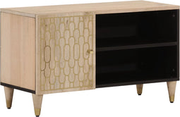 vidaXL - Tv-meubel - 80x31x46 - cm - massief - mangohout