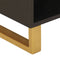 vidaXL - Tv-meubel - 80x33,5x46 - cm - massief - mangohout - bruin - en - zwart