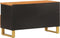 vidaXL - Tv-meubel - 80x33,5x46 - cm - massief - mangohout - bruin - en - zwart