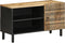 vidaXL - Tv-meubel - 80x33,5x46 - cm - massief - ruw - mangohout - zwart