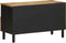 vidaXL - Tv-meubel - 80x33,5x46 - cm - massief - ruw - mangohout - zwart