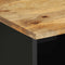 vidaXL - Tv-meubel - 80x33,5x46 - cm - massief - ruw - mangohout - zwart