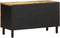 vidaXL - Tv-meubel - 80x33,5x46 - cm - massief - ruw - mangohout - zwart