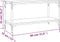 vidaXL - Tv-meubel - 80x33x41 - cm - bewerkt - hout - en - staal - grijs - sonoma - eiken