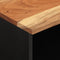 vidaXL - Tv-meubel - 80x33x46 - cm - massief - acaciahout - en - bewerkt - hout