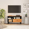 vidaXL - Tv-meubel - 80x33x46 - cm - massief - acaciahout - en - bewerkt - hout