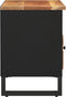 vidaXL - Tv-meubel - 80x33x46 - cm - massief - acaciahout - en - bewerkt - hout