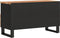 vidaXL - Tv-meubel - 80x33x46 - cm - massief - acaciahout - en - bewerkt - hout
