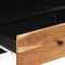 vidaXL - Tv-meubel - 80x33x46 - cm - massief - acaciahout - en - bewerkt - hout